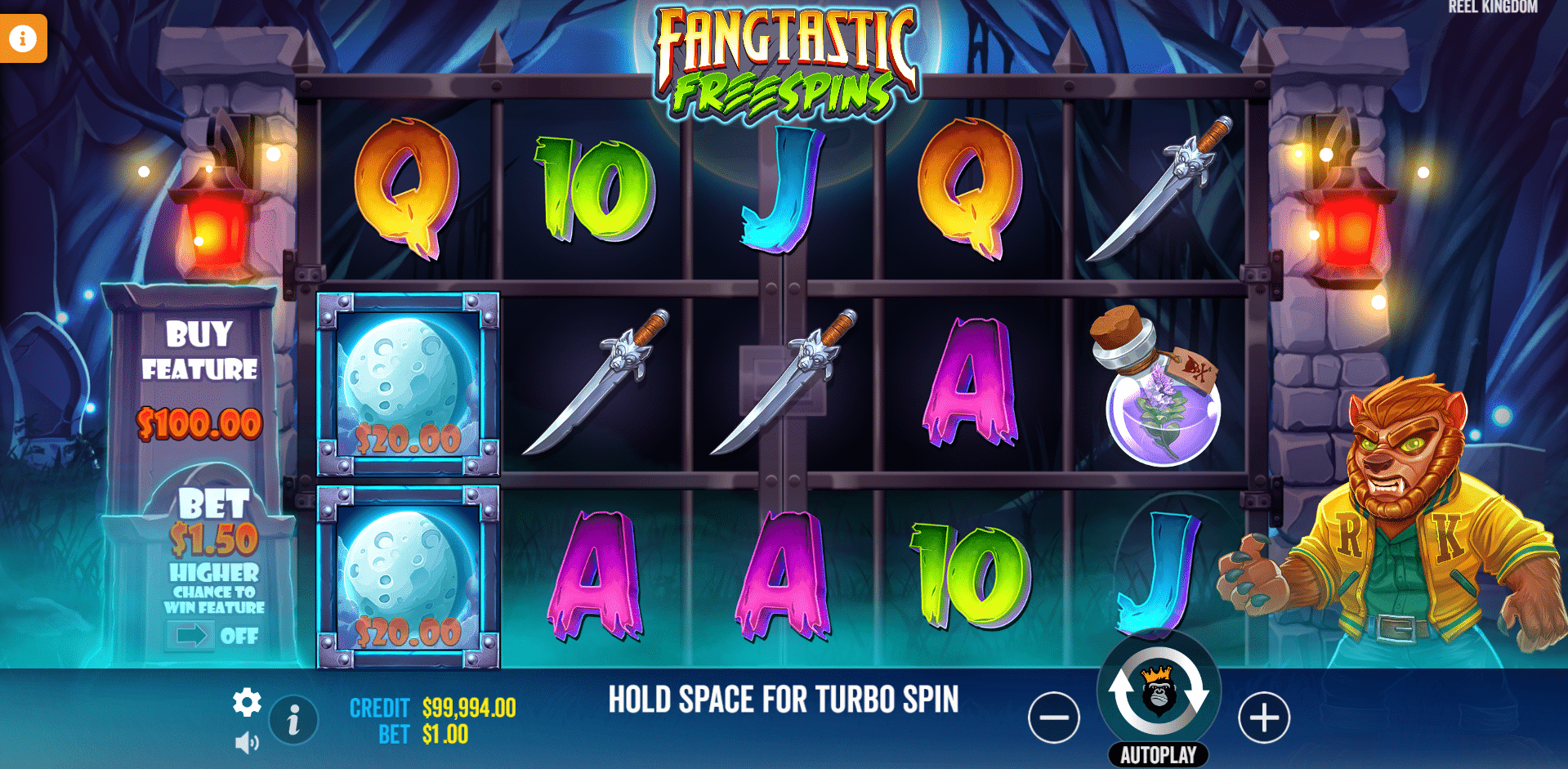 Fangtastic Freespins - Base Game