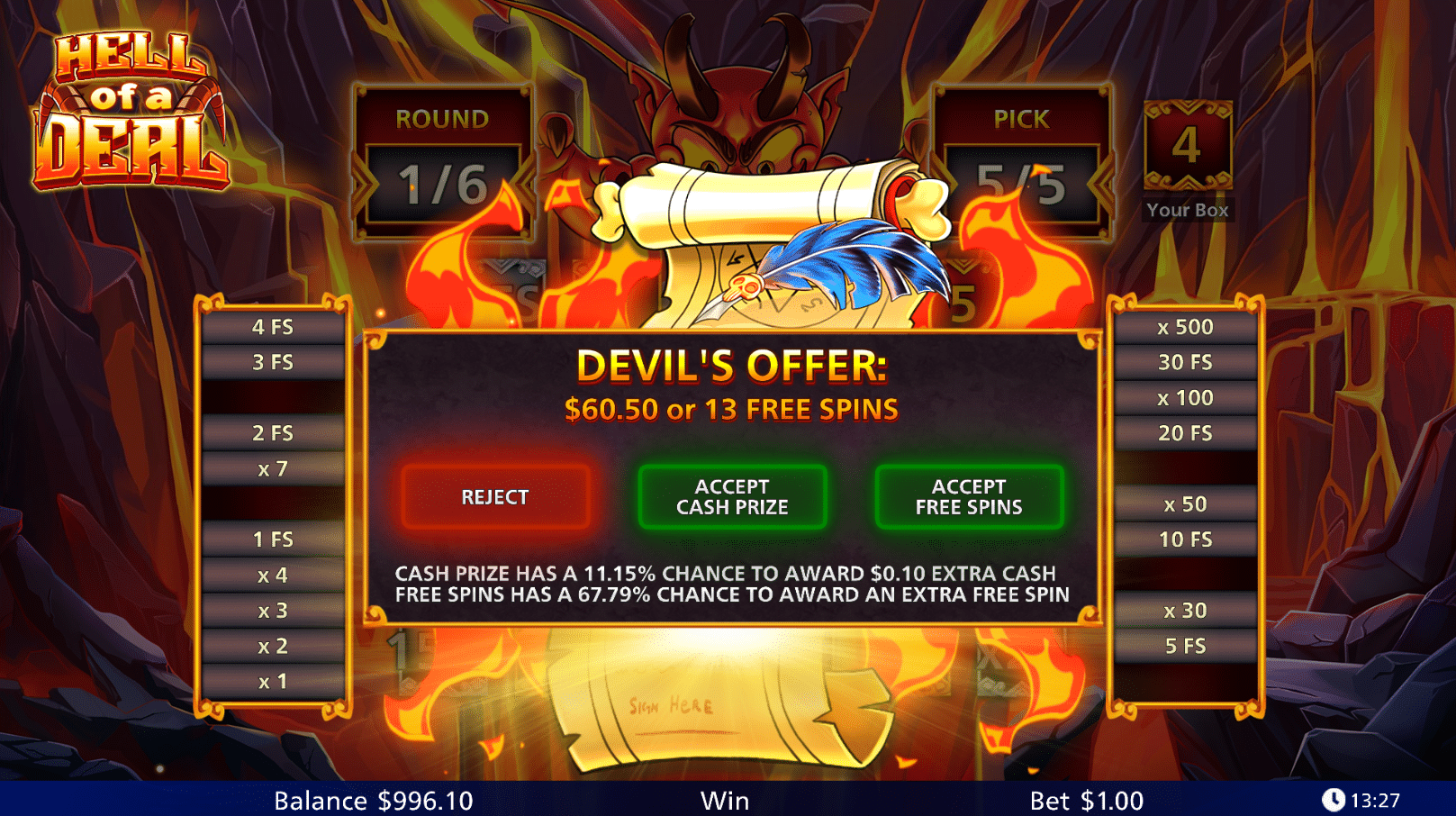 Hell of a Deal - Bonus Offer