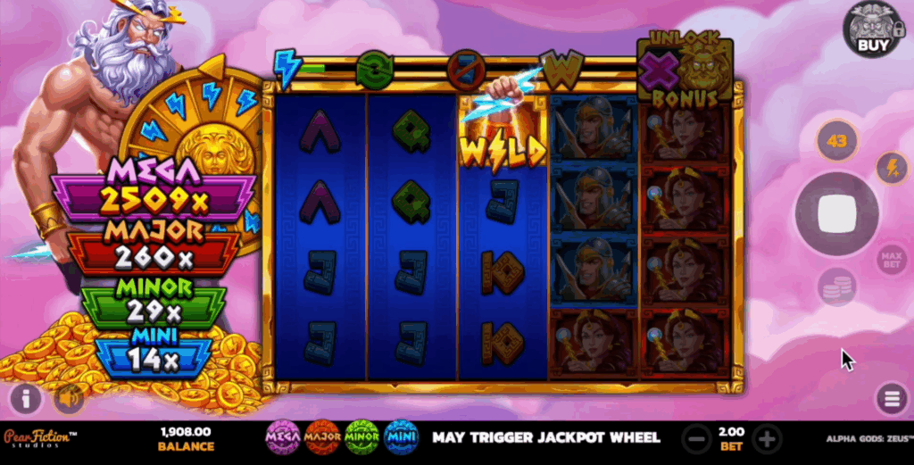 Alpha Gods Zeus Base Game