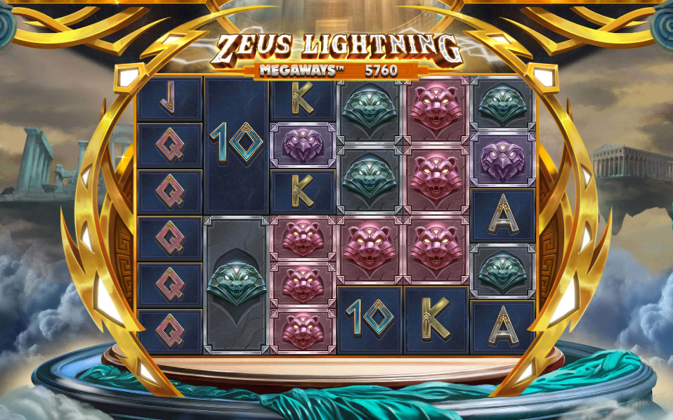 Zeus Lightning Megaways Base Game