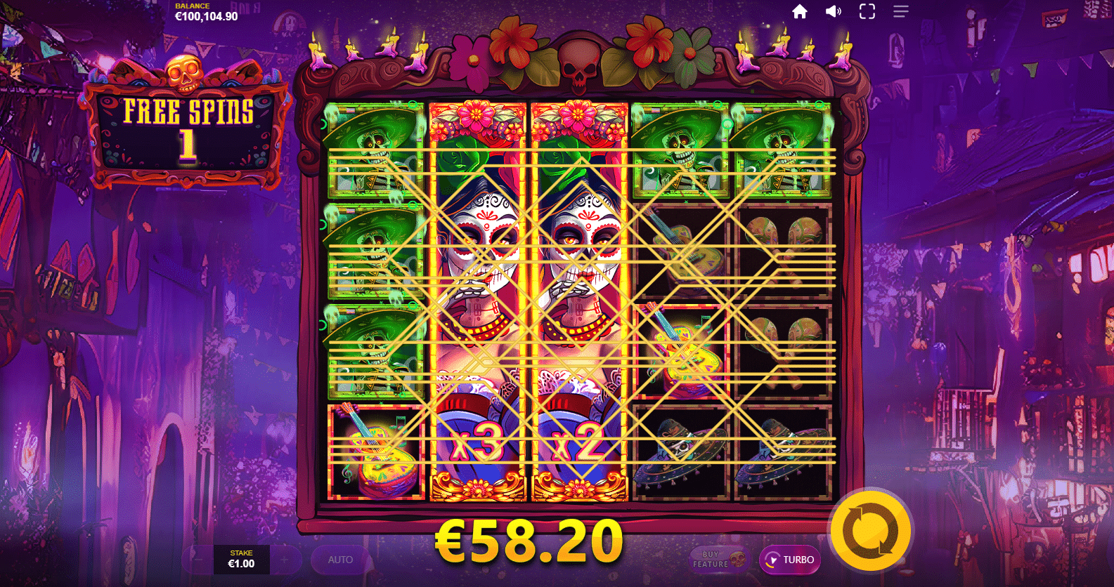 Los Muertos Locos - Free Spins