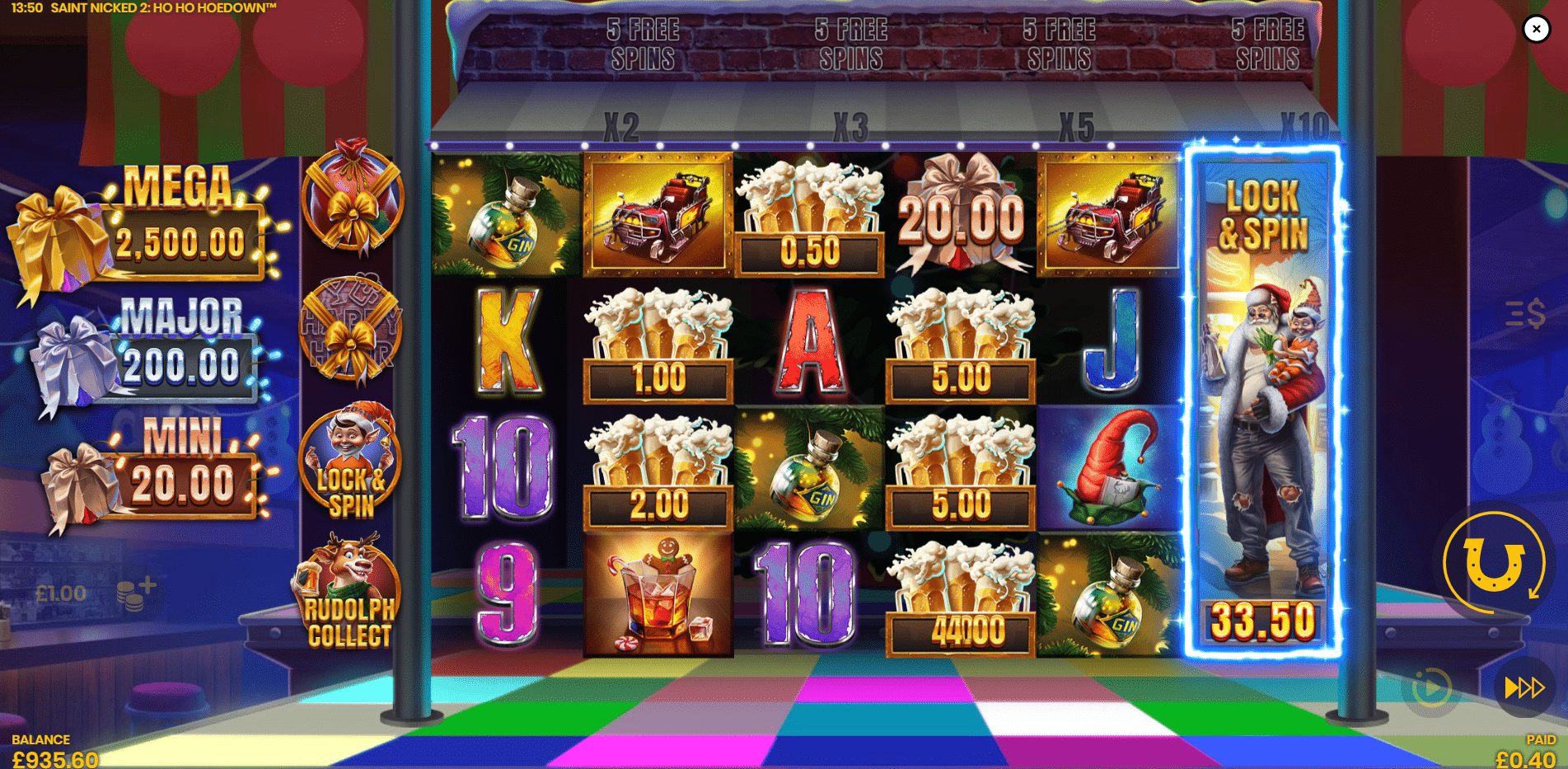 Saint Nicked 2 - Free Spins