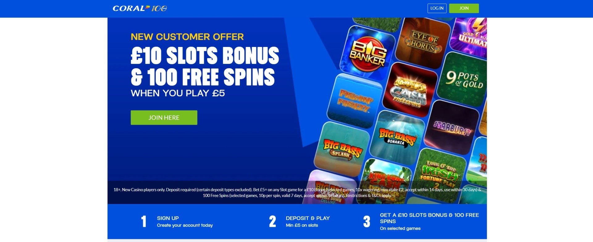 Exclusive Coral Welcome Bonus