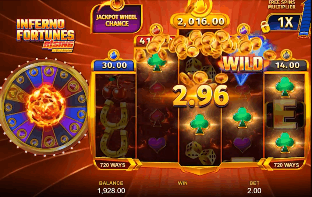 Inferno Fortunes Rising Rewards Base Game