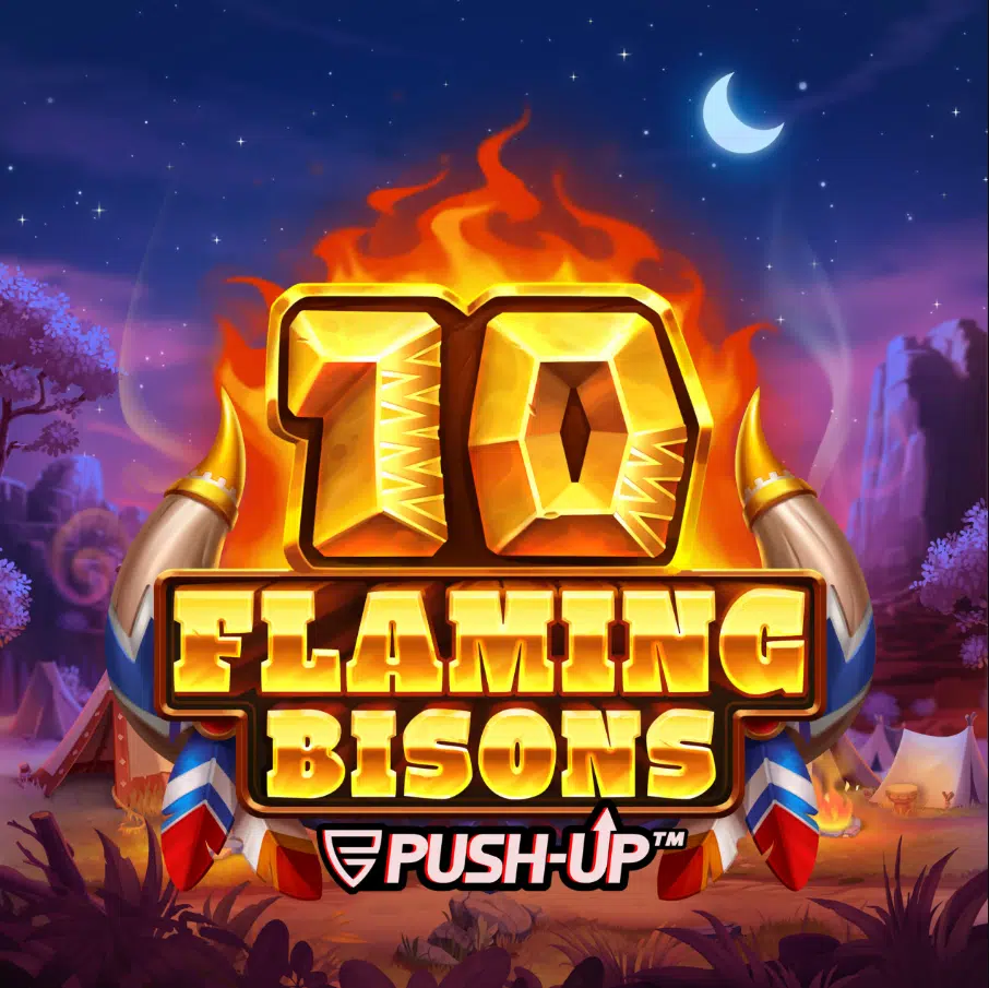 Play 10 Flaming Bisons Slot Game
