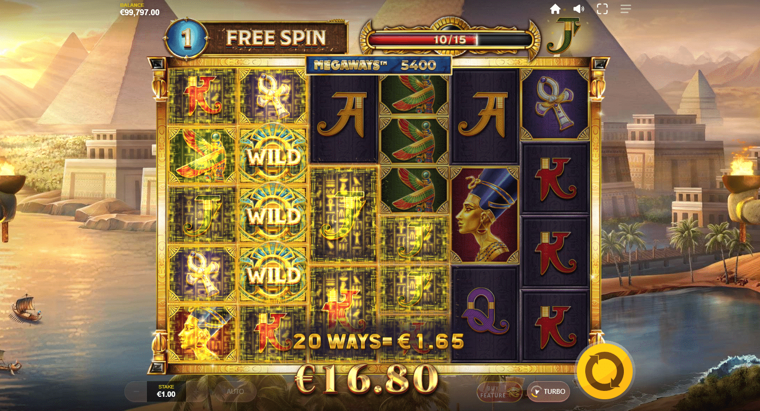 Wings of Ra Megaways - Free Spins