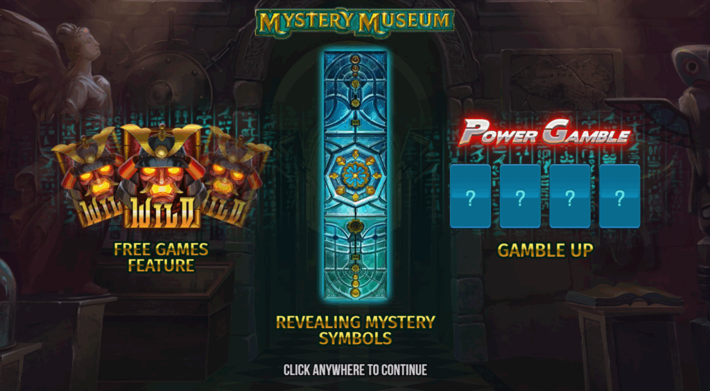Museum Mystery Welcome Page
