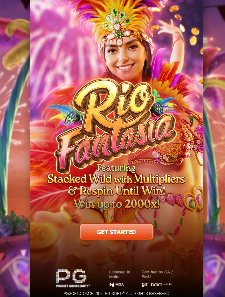 Rio Fantasia Welcome Page