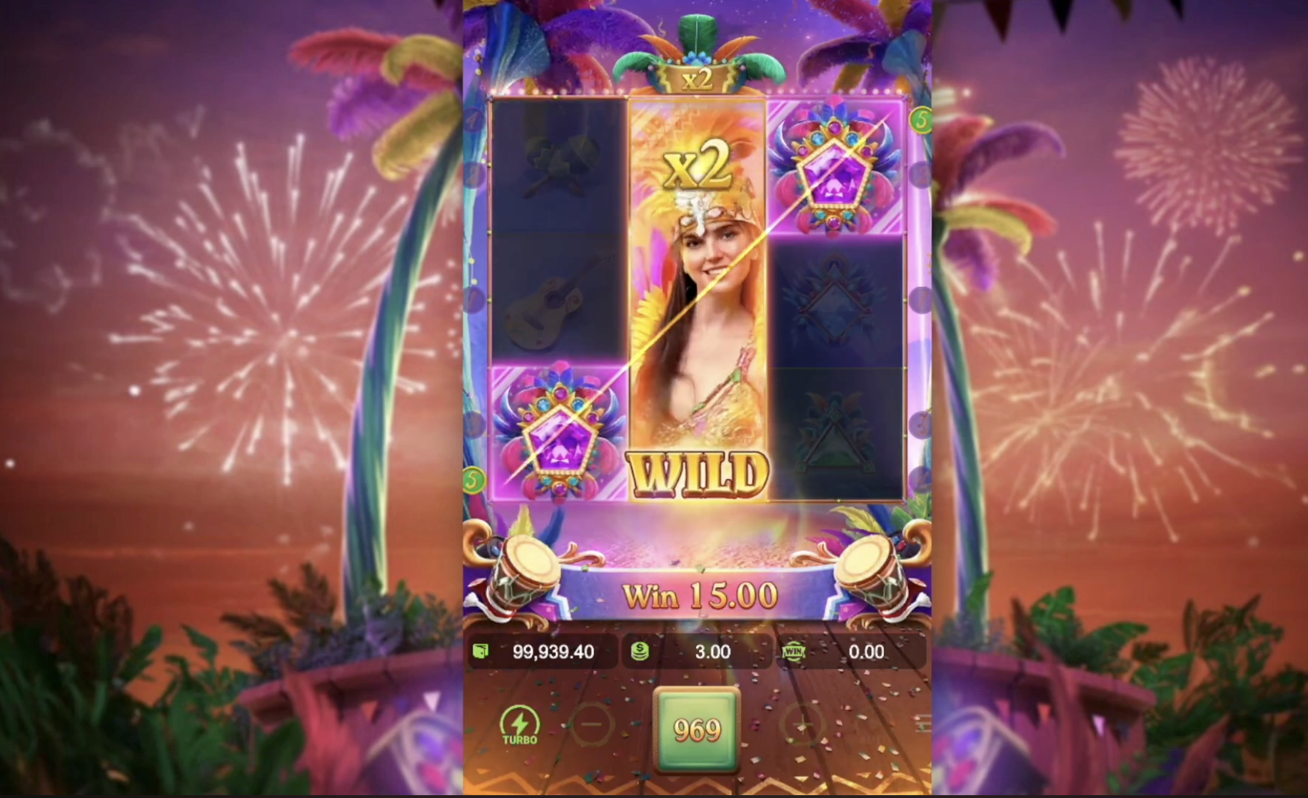 Rio Fantasia Wild Symbol