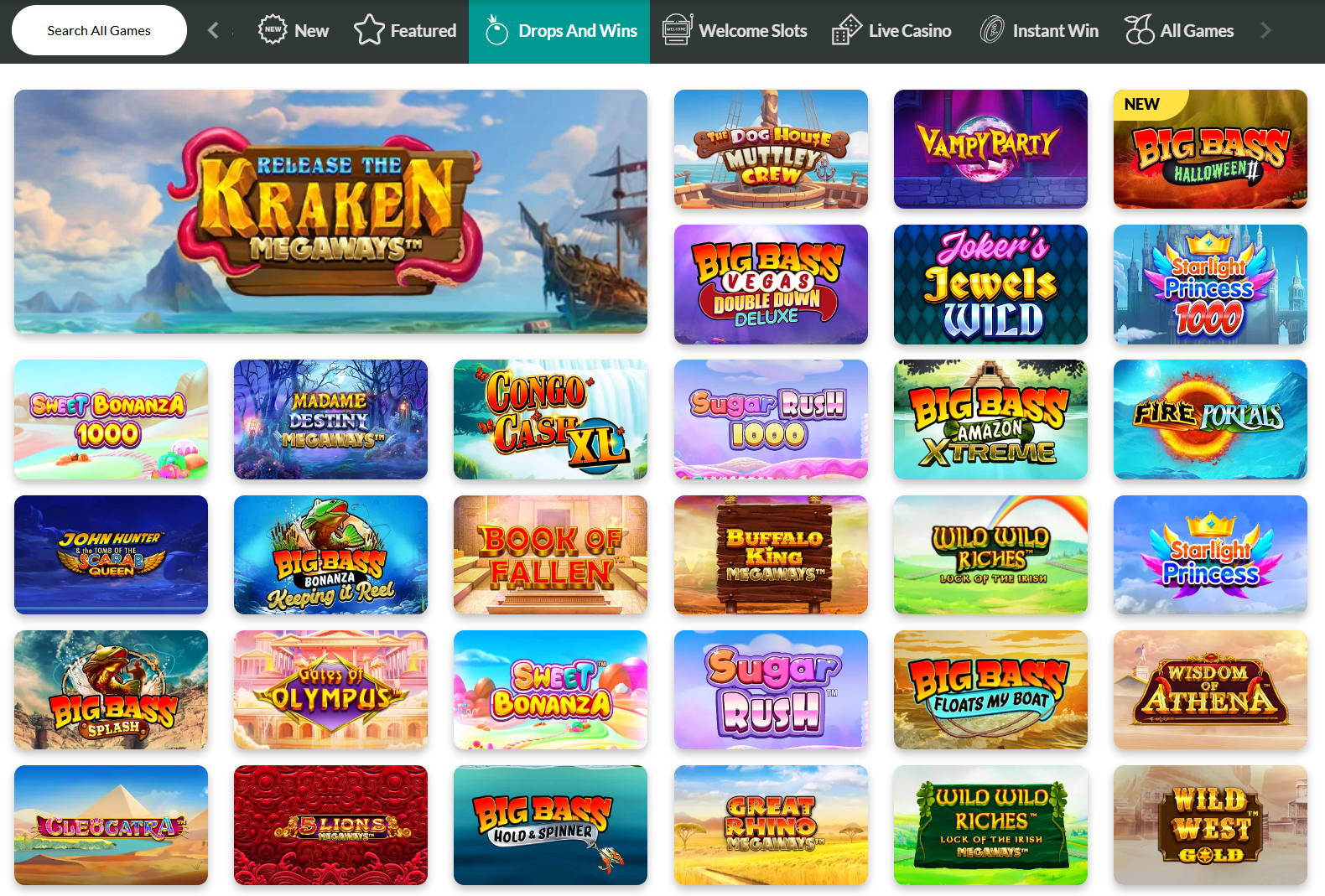 slotsrush casino drop n win