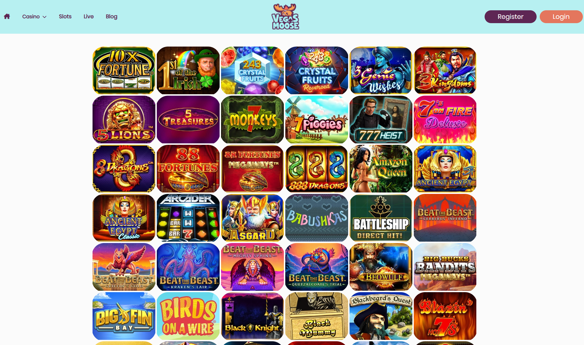 vegas moose casino slots