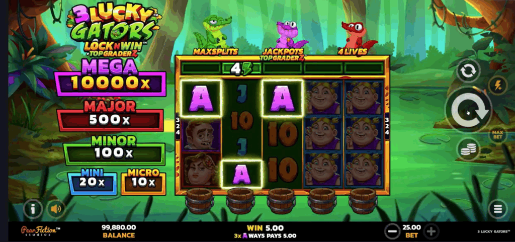 3 Lucky Gators Base Game