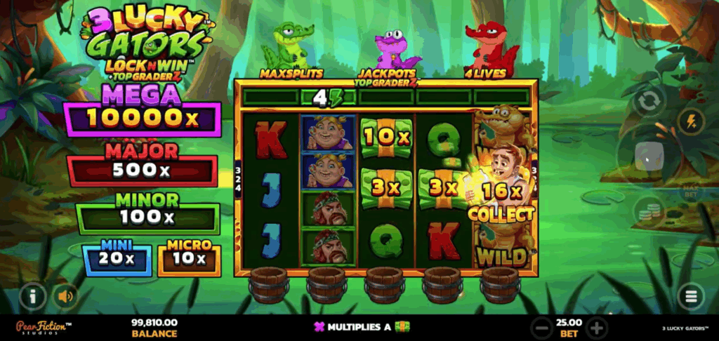 3 Lucky Gators Multipliers
