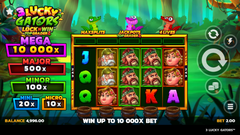 3 Lucky Gators Base Game