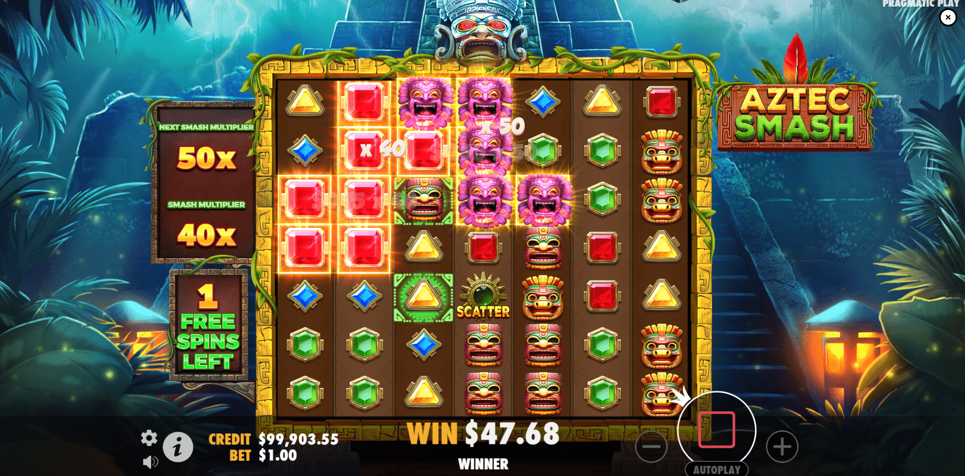 Aztec Smash - Free Spins