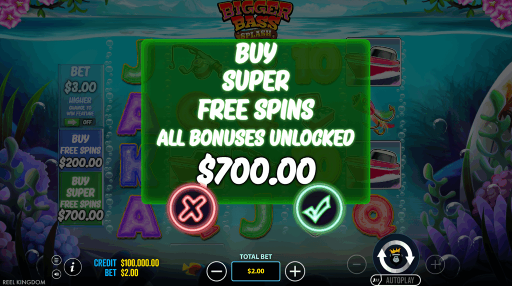 Bigger Bass Splash Bonus Buy