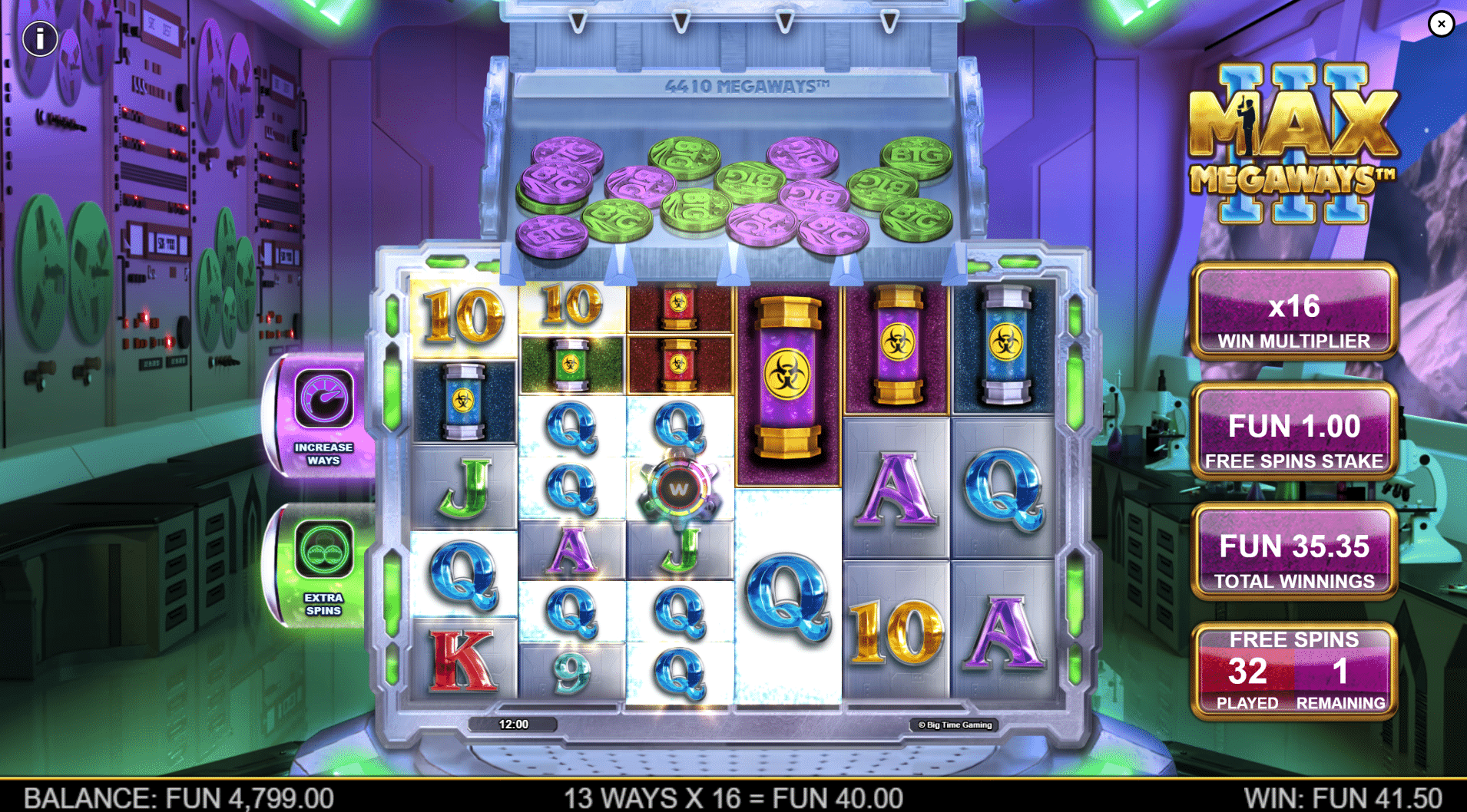 Max Megaways 3 - Free Spins