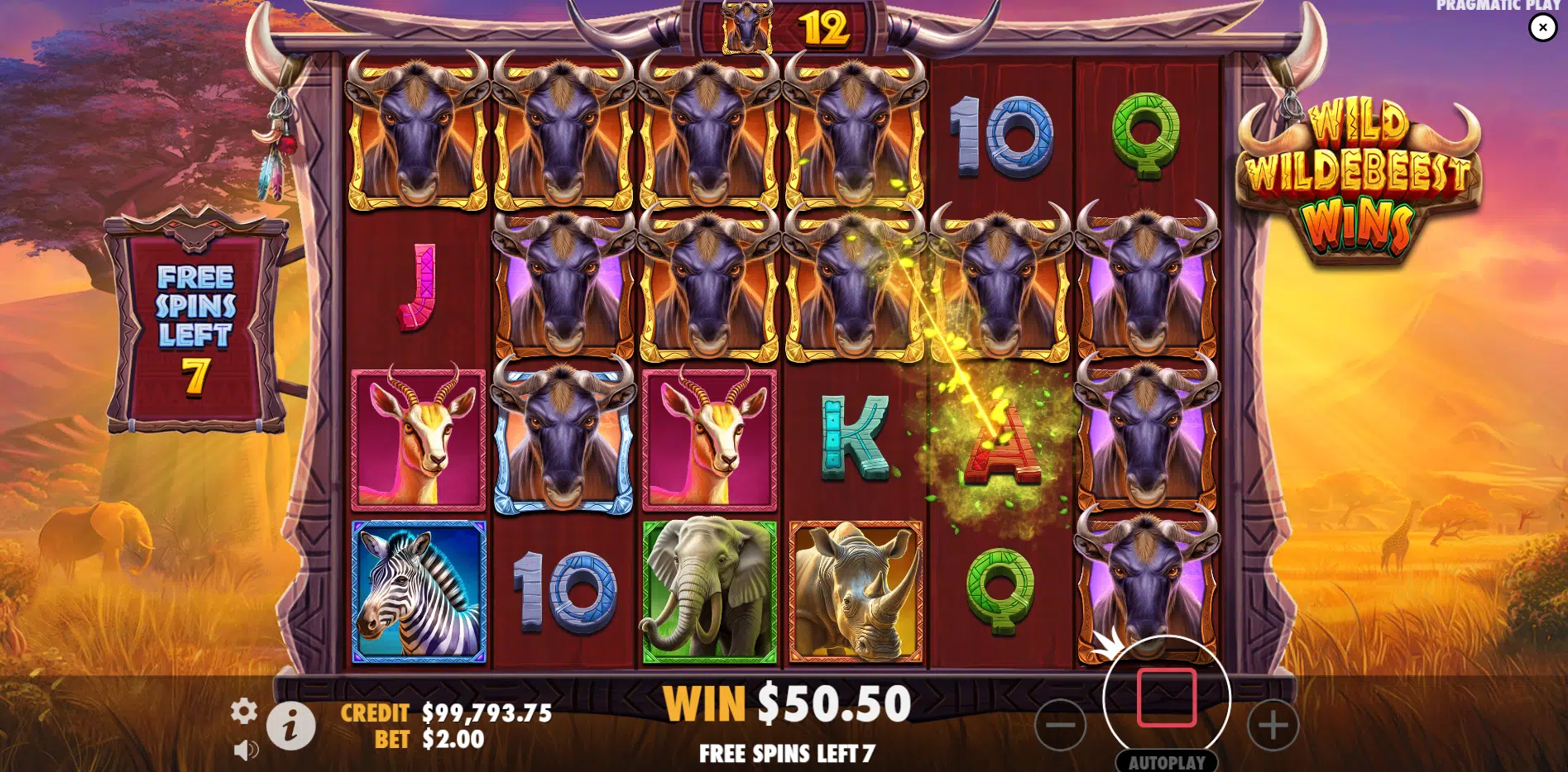 Wild Wildebeest Wins Demo & Review | Pragmatic Play