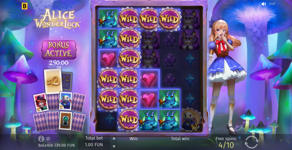 Alice Wonderluck - Free Spins