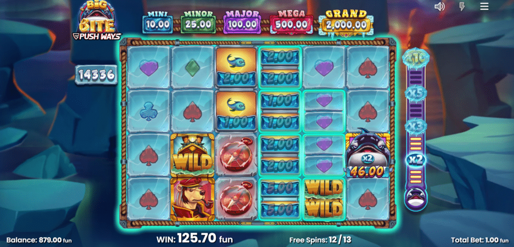 Big Bite Push Ways - Free Spins