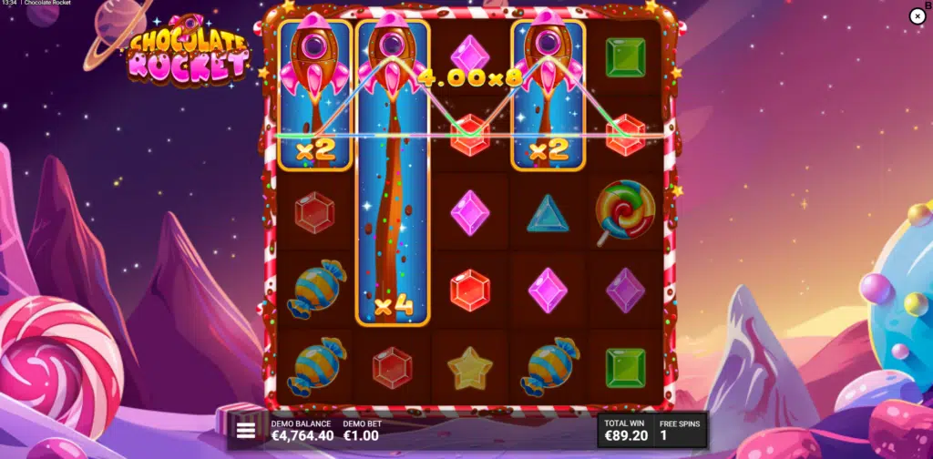 Chocolate Rocket - Wild Rocket Festival Free Spins