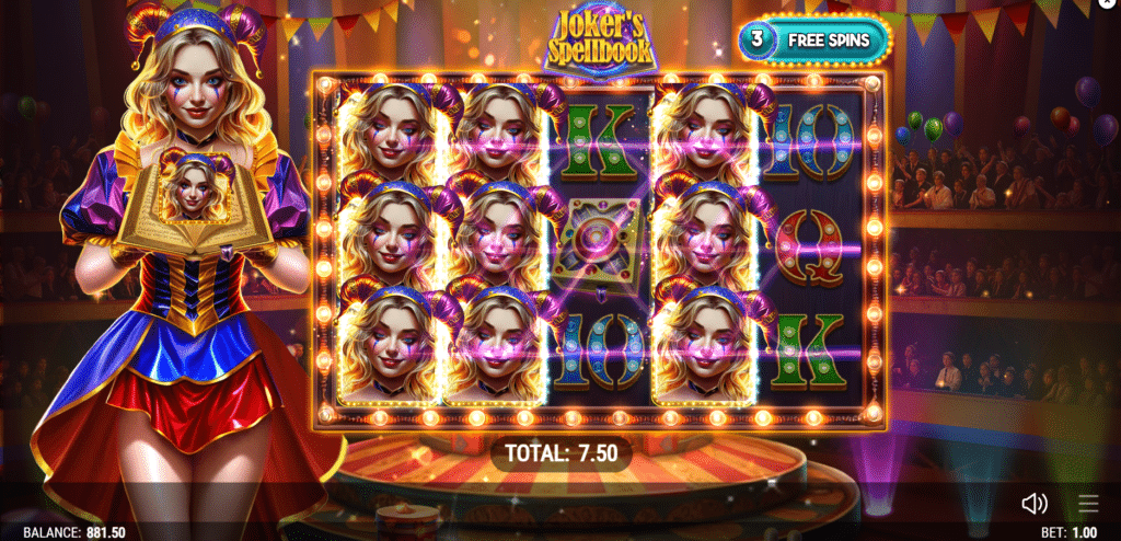 Joker's Spellbook - Free Spins