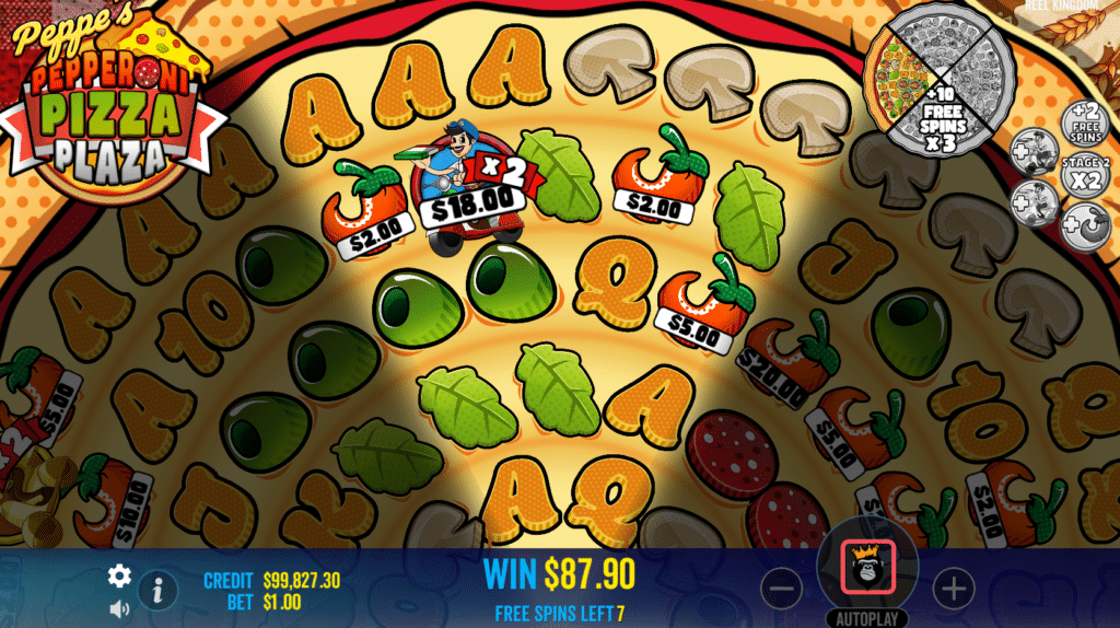 Peppe's Pepperoni Pizza Plaza - Free Spins