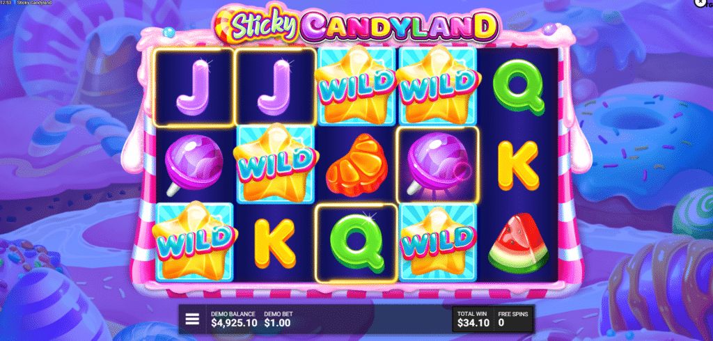 Sticky Candyland - Free Spins