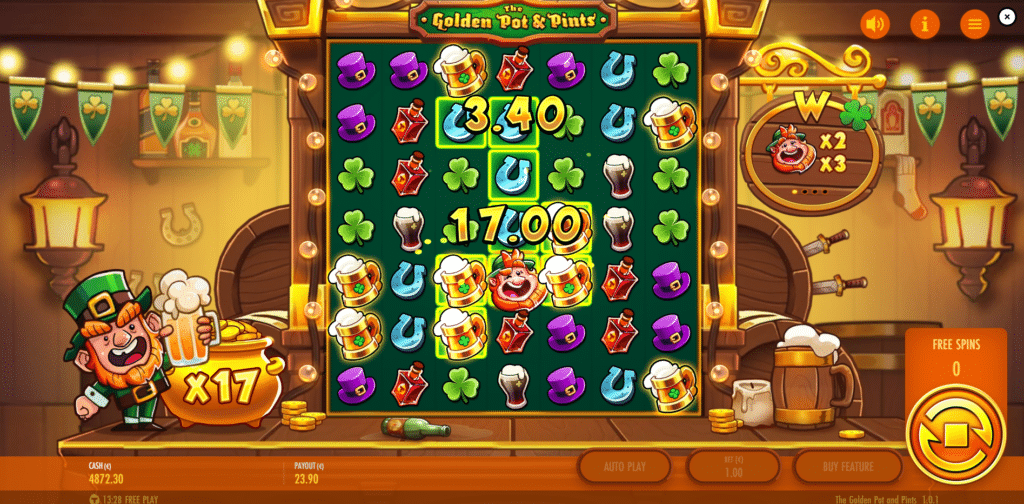 The Golden Pot & Pints - Free Spins