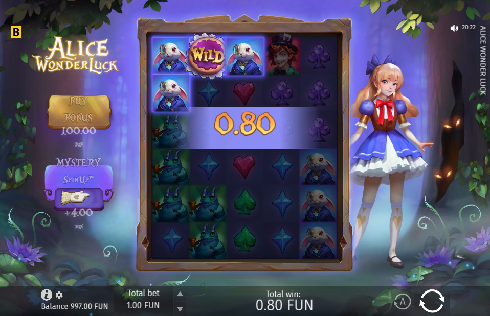 Alice Wonderluck Big Win