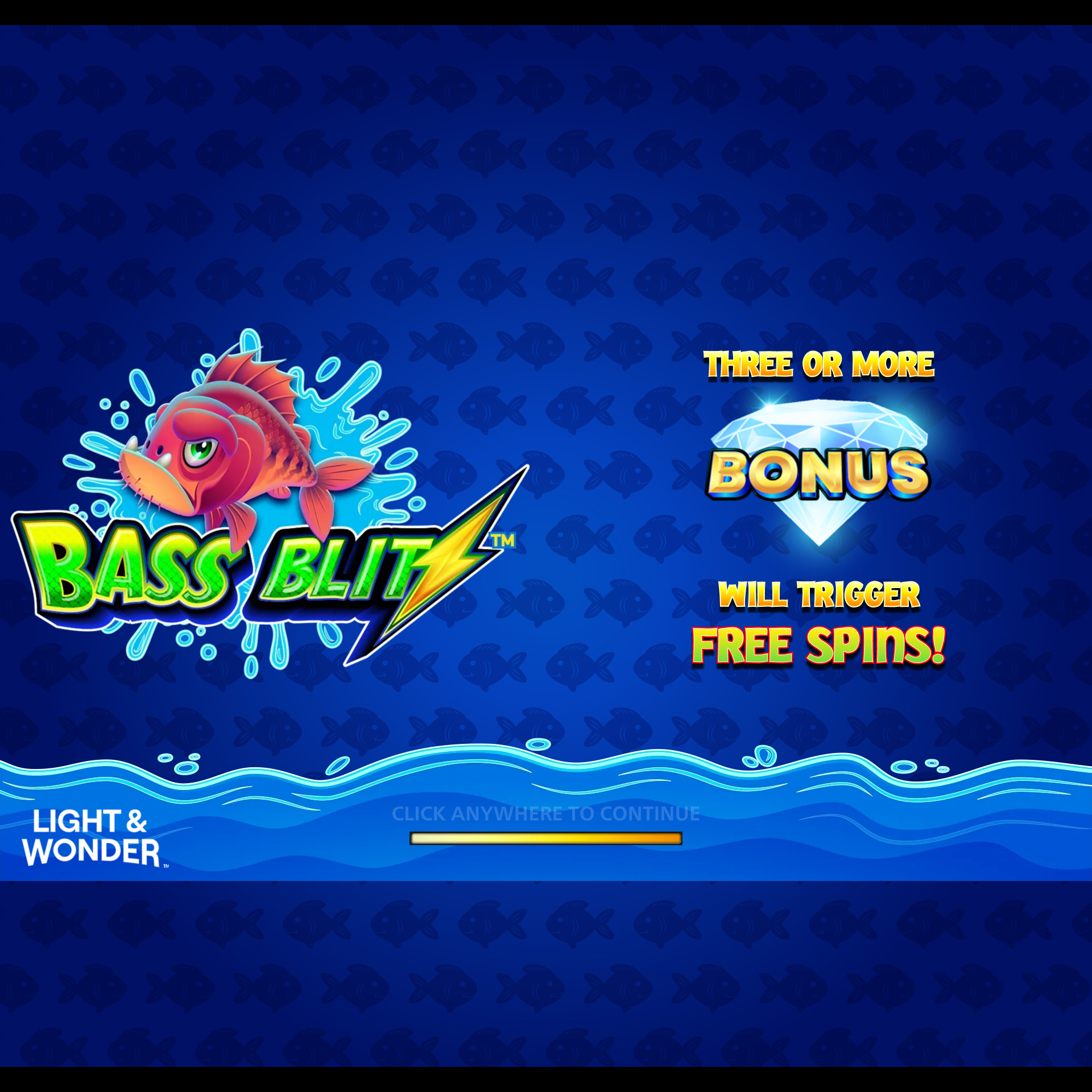 Bass Blitz Welcome Page