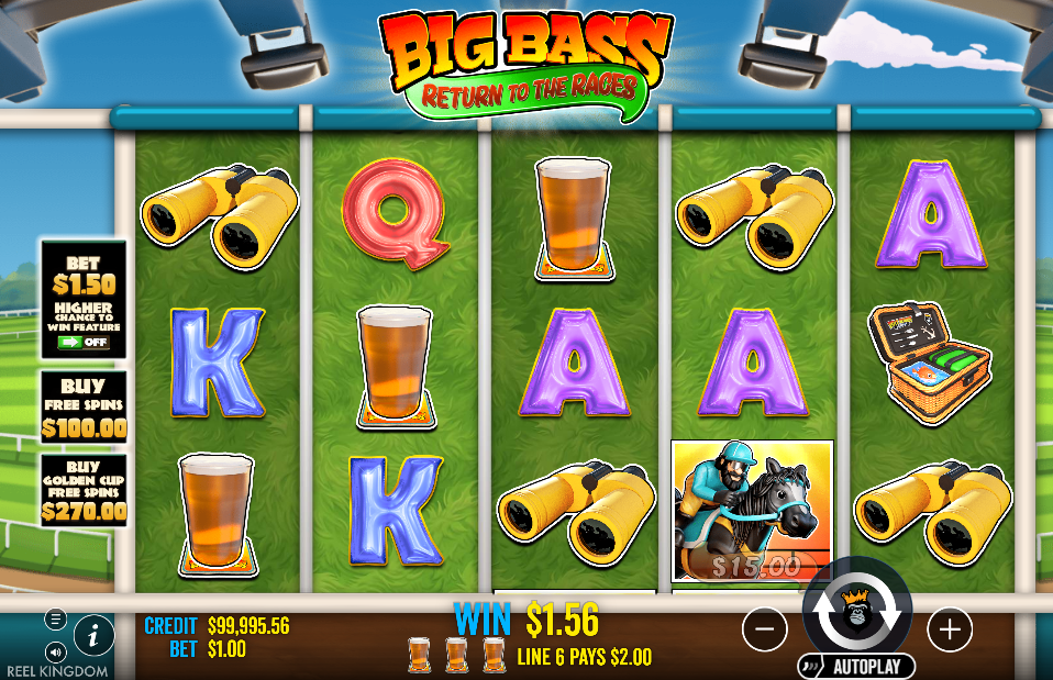 Big Bass Return to the Races Big Win