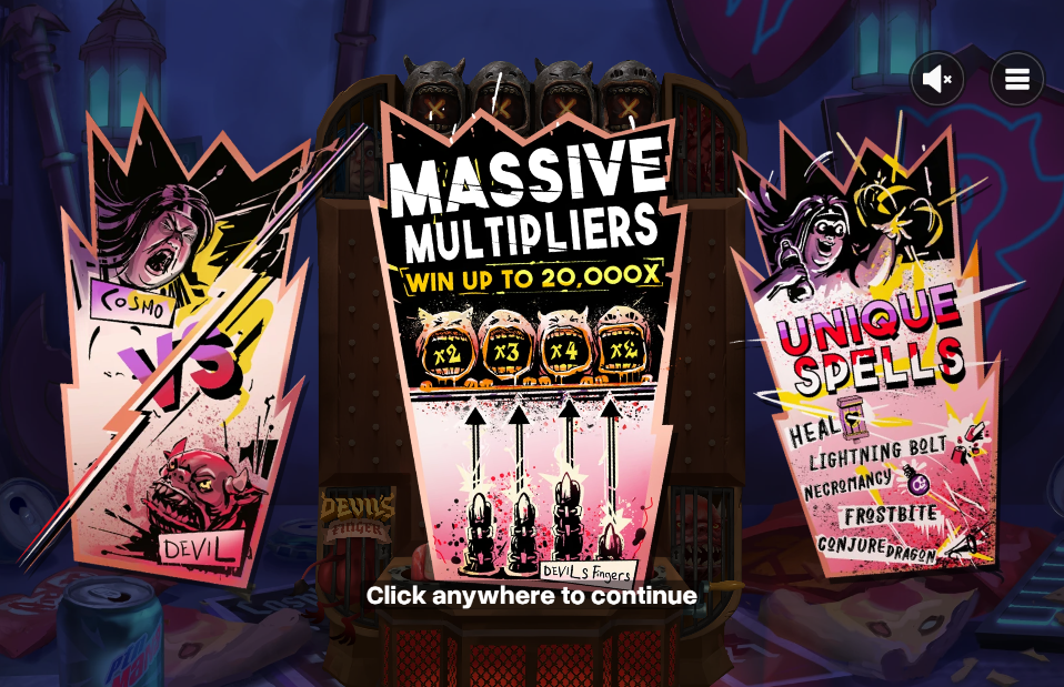 Devil’s Finger Welcome Page