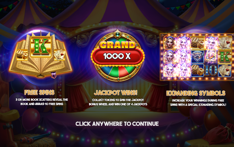 Joker’s Spellbook Welcome Page