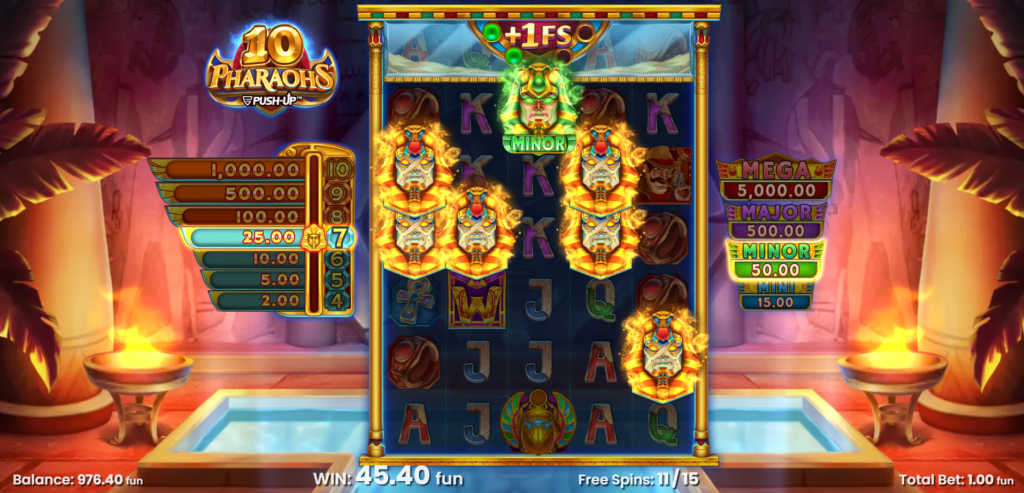 10 Pharaohs - Free Spins