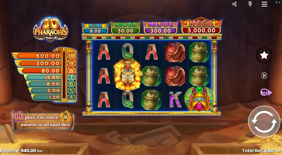 10 Pharaohs Base Game