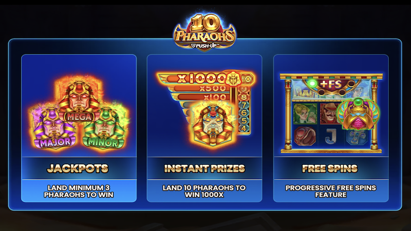 10 Pharaohs Bonus Round