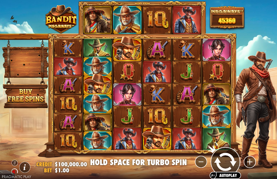 Bandit Megaways Base Game