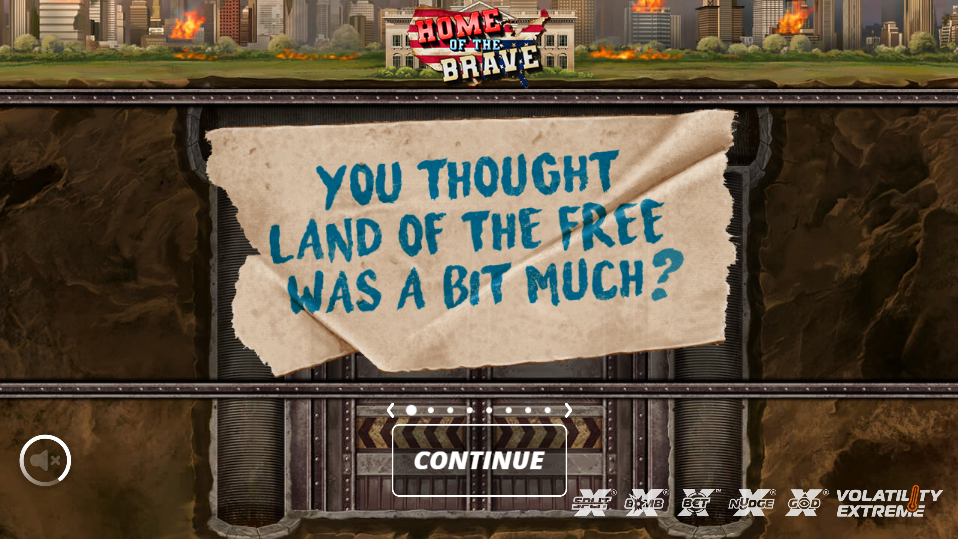 Home of the Brave Welcome Page