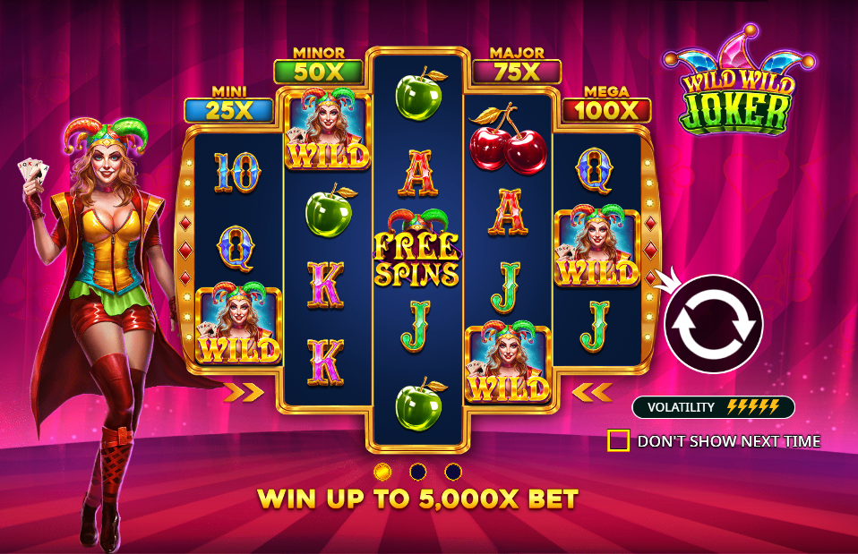 Wild Wild Joker Welcome Page