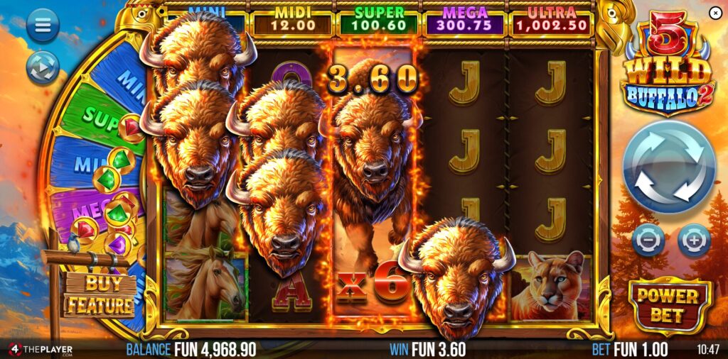 5 Wild Buffalo 2 - Buffalo Thunder Feature