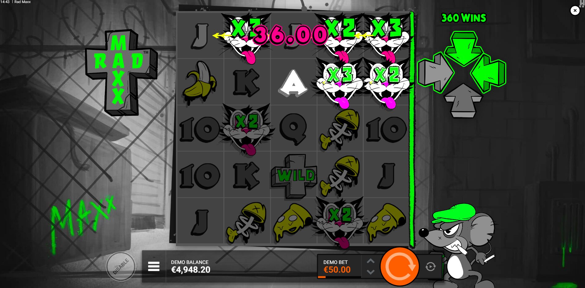 Rad Maxx - Feline Frenzy Featurespin