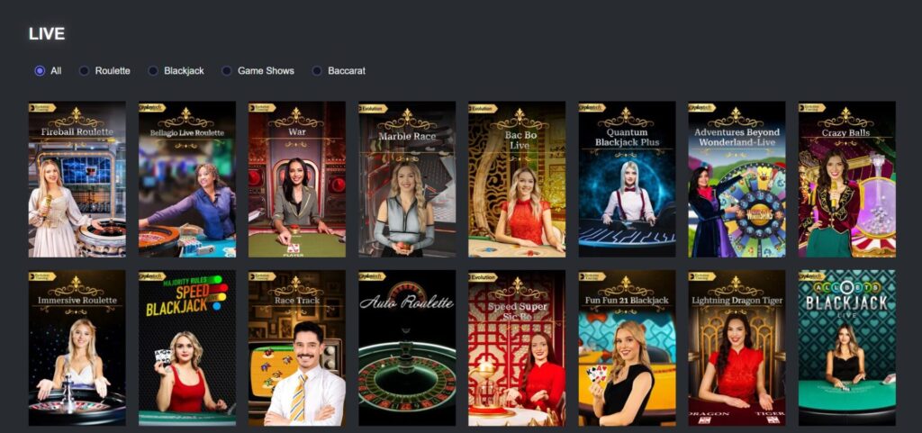casino kings live games