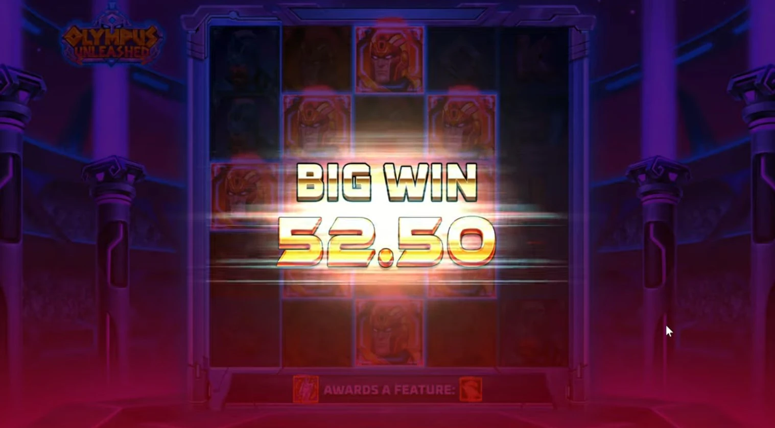 Olympus Unleashed Big Win