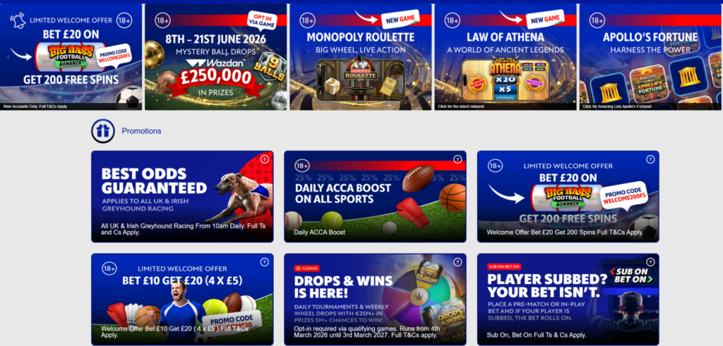 updated bettom promotions