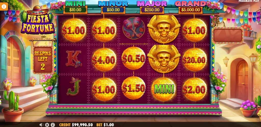 Fiesta Fortune - Money Respin Feature