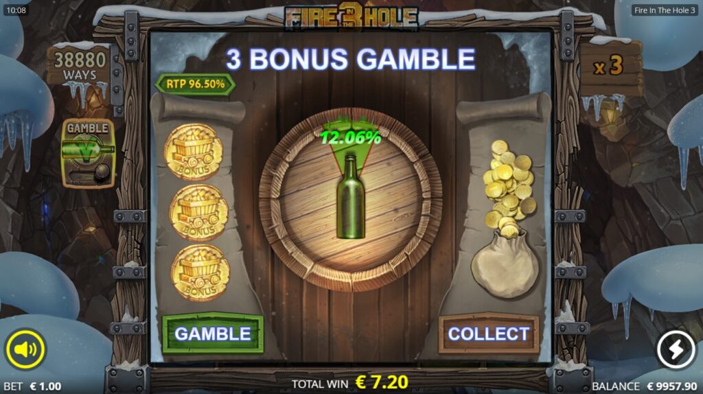 Fire In The Hole 3 - Gamble Mode