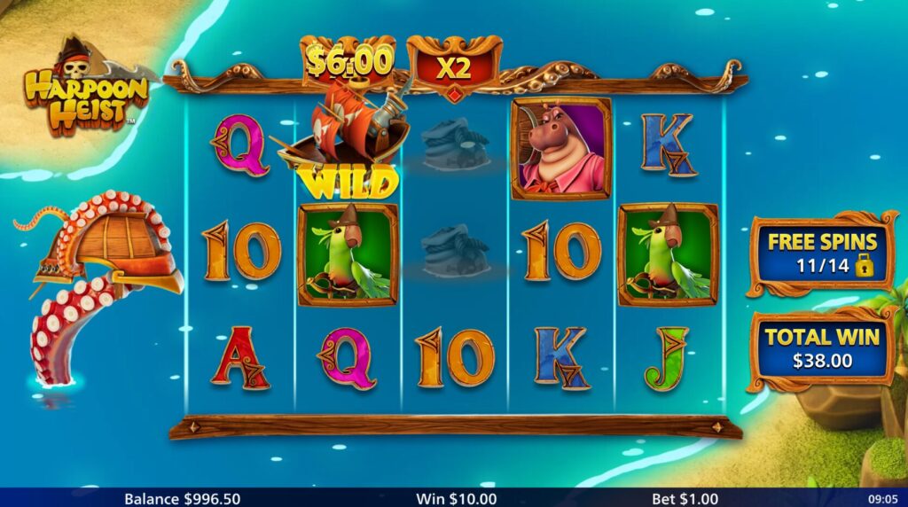 Harpoon Heist - Free Spins