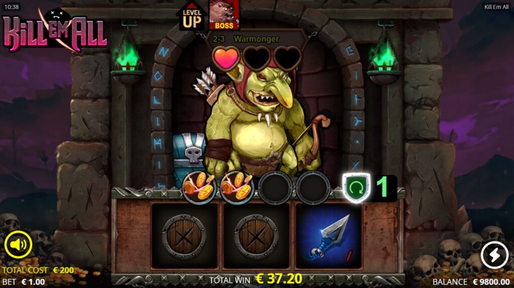 Kill Em All - Dungeon Domination Spins