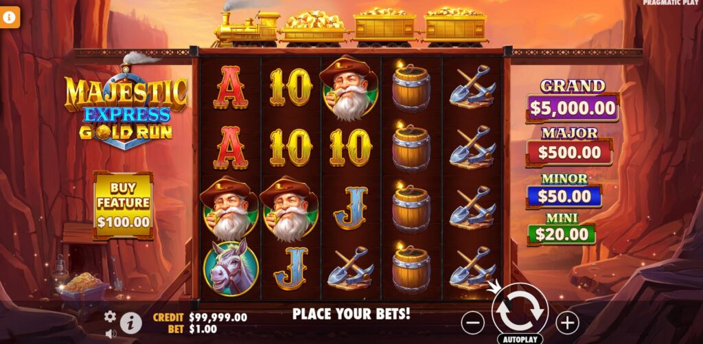 Majestic Express Gold Run - Base Game